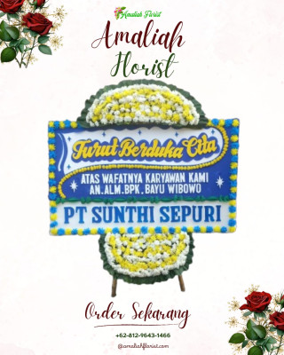 Papan Bunga Duka di Kadugenep